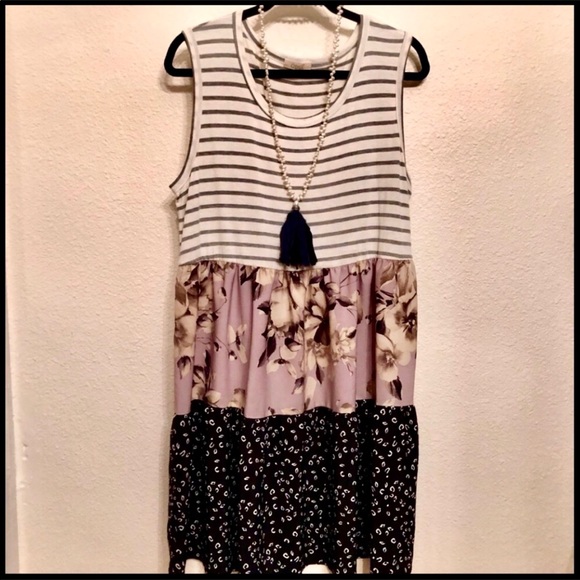 ODDY Dresses & Skirts - LEOPARD PRINT DRESS LONG TUNIC TOP ODDY 1X NEW